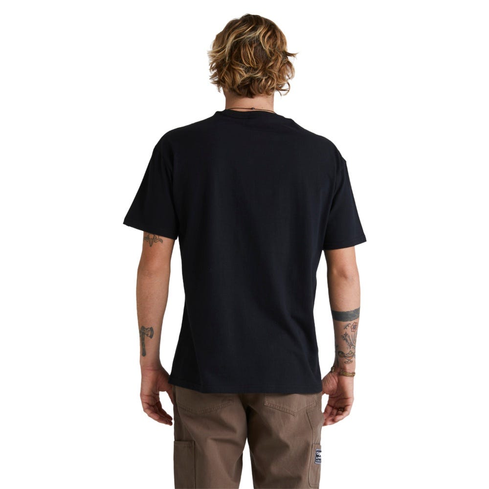 Quiksilver Mens Saturn Performer T-Shirt In Black