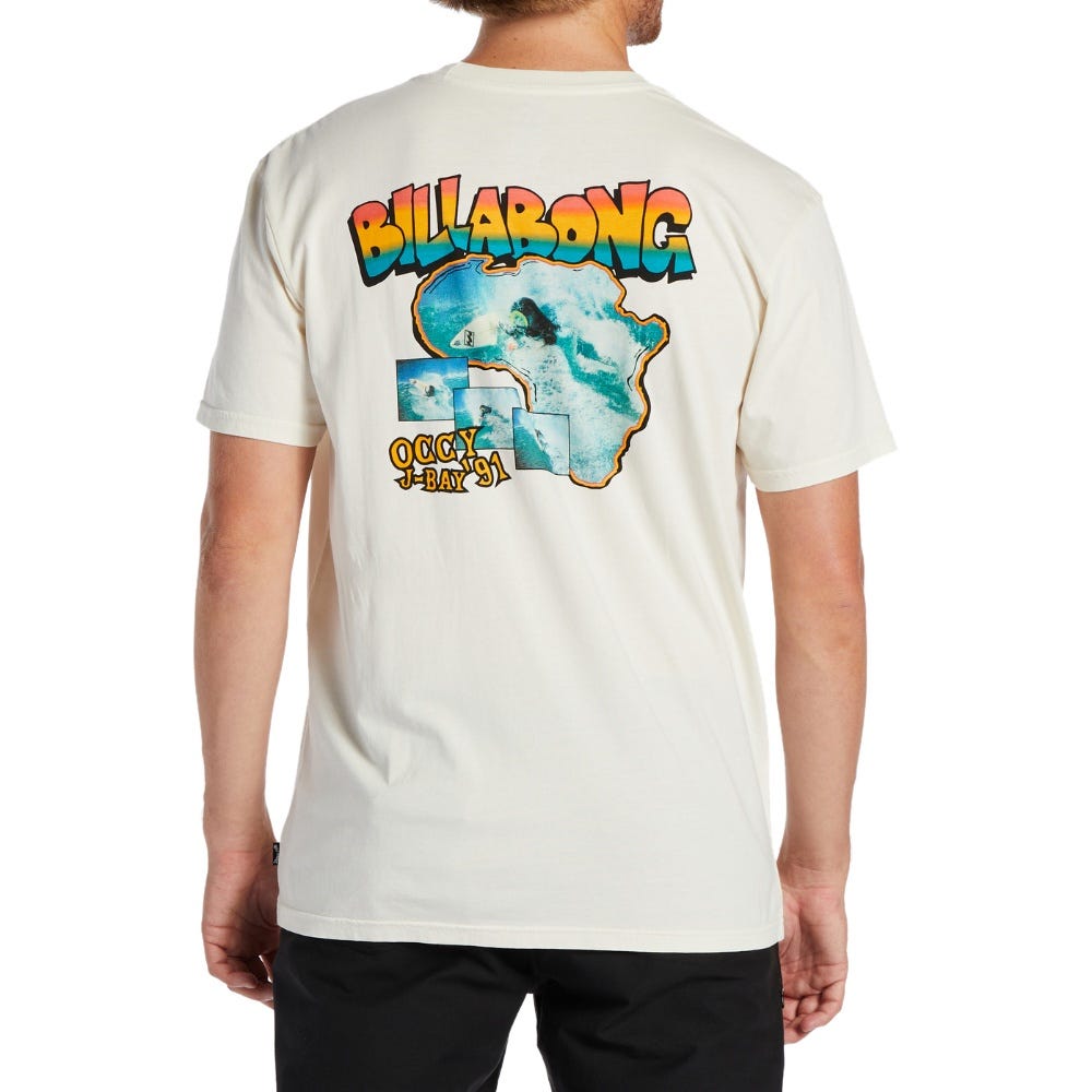 Billabong Mens Jay Bay T-Shirt In Off White