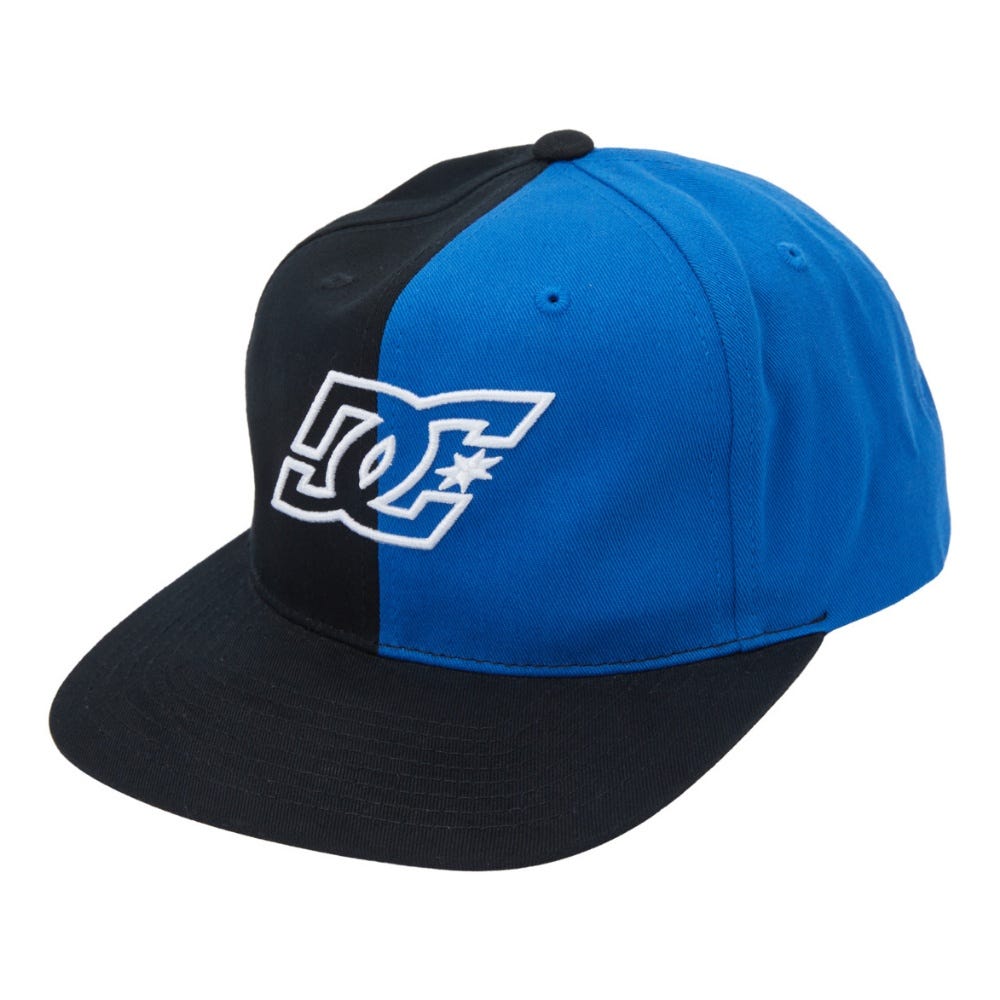 DC Shoes Mens Shanahan Snapback Hat In Black/ Nautical Blue