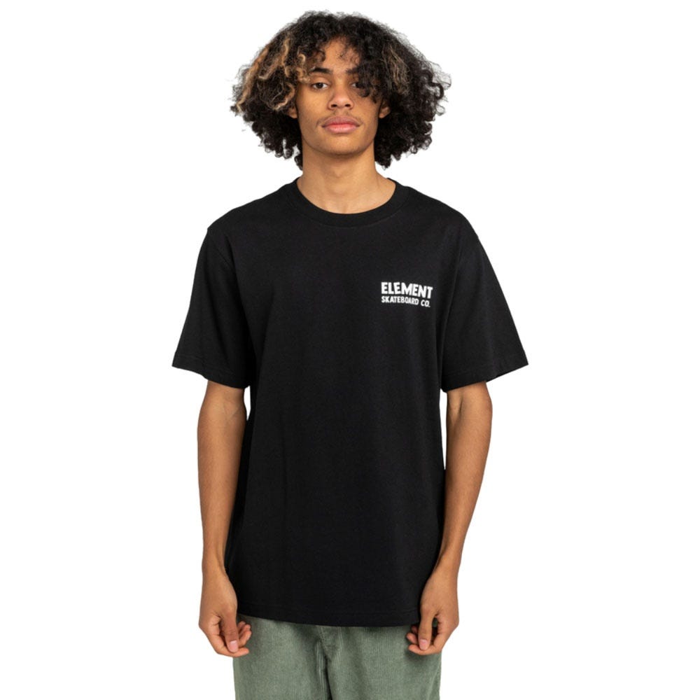 Element Mens Never T-Shirt In Faded Black