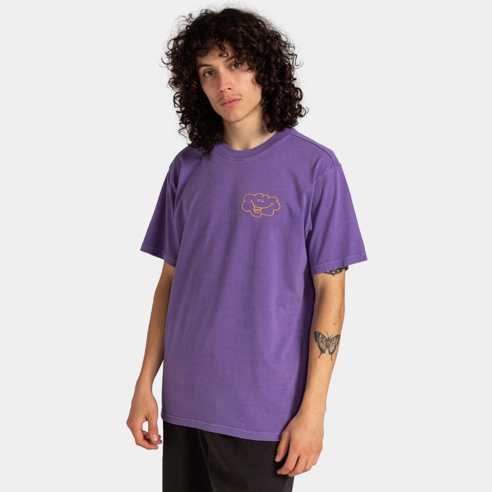 Element Mens Happy Rain T-Shirt In Passion Flower
