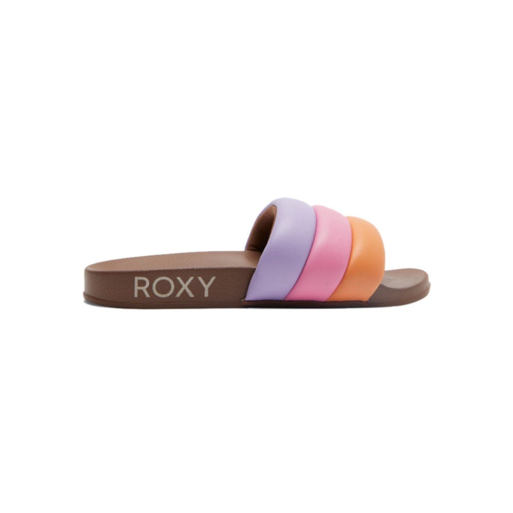 Roxy Womens Puff It Sandals In Chocolate