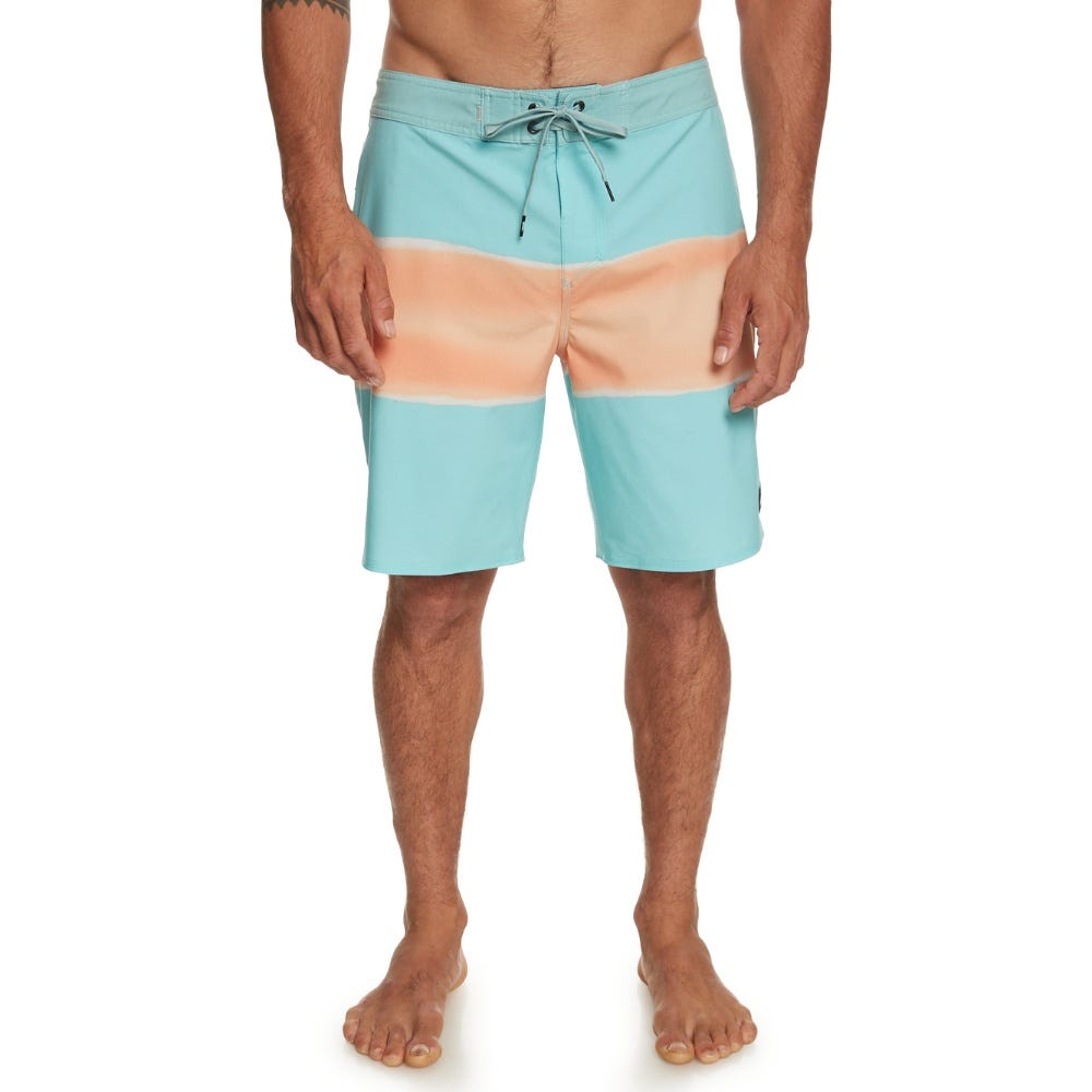 Quiksilver Mens Surfsilk Air Brush 19" Boardshorts In Angel Blue
