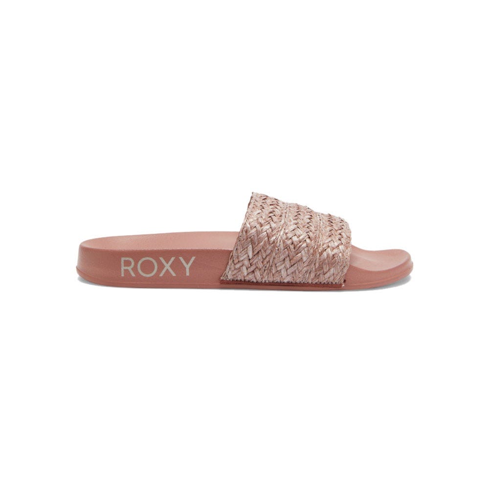 Roxy Womens Slippy Jute Sandals In Wood