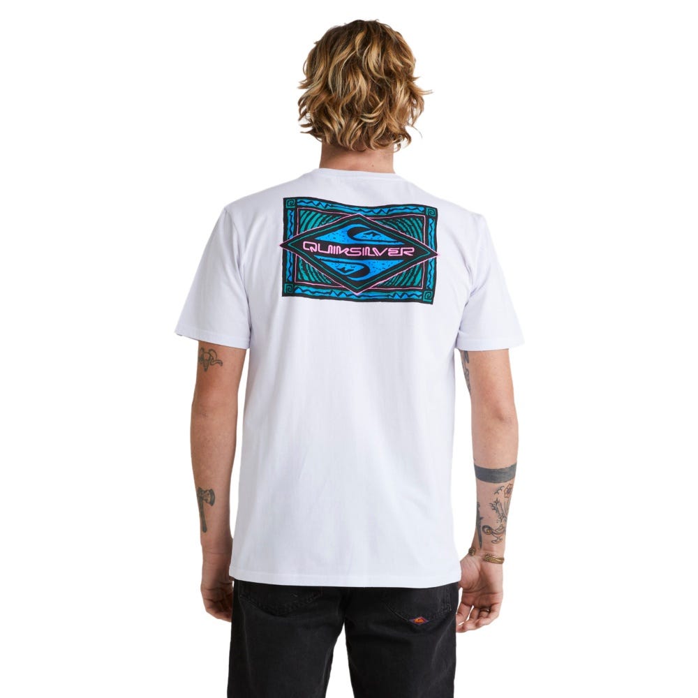 Quiksilver Mens Vibing T-Shirt In White