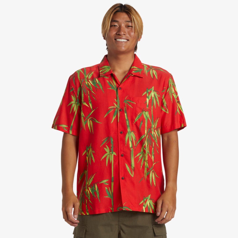 Quiksilver Bamboo Dna Island Short Sleeve Woven Shirt - Men