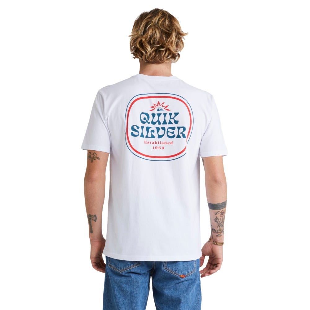 Quiksilver Mens Framed T-Shirt In White