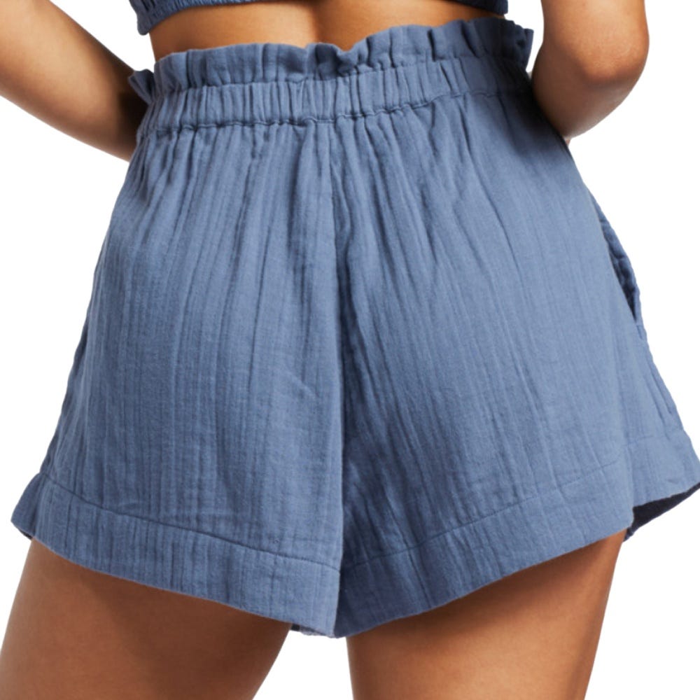 Roxy Womens What A Vibe Beach Shorts In Bijou Blue