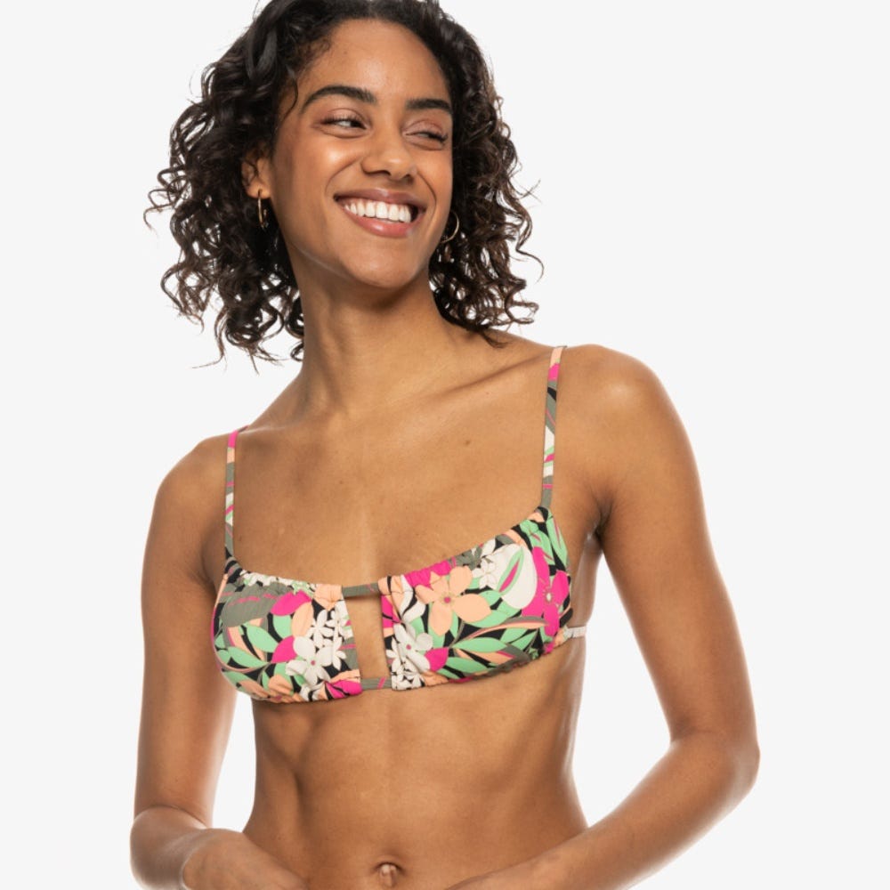 Roxy Printed Beach Classics Bralette Bikini Top - Women