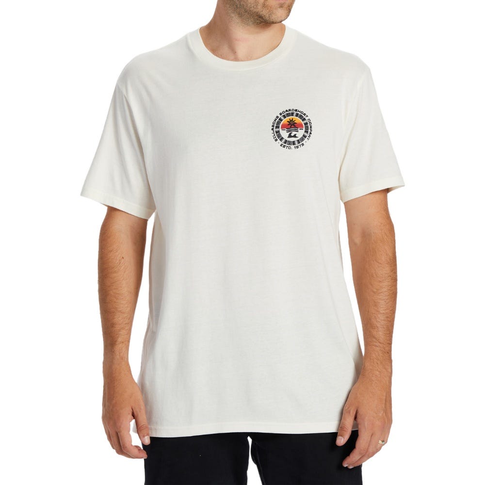 Billabong Mens Transport T-Shirt In Off White