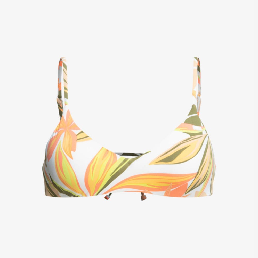 Roxy Womens Beach Classics J Wbb9 In Bright White Subtly Salty Flat