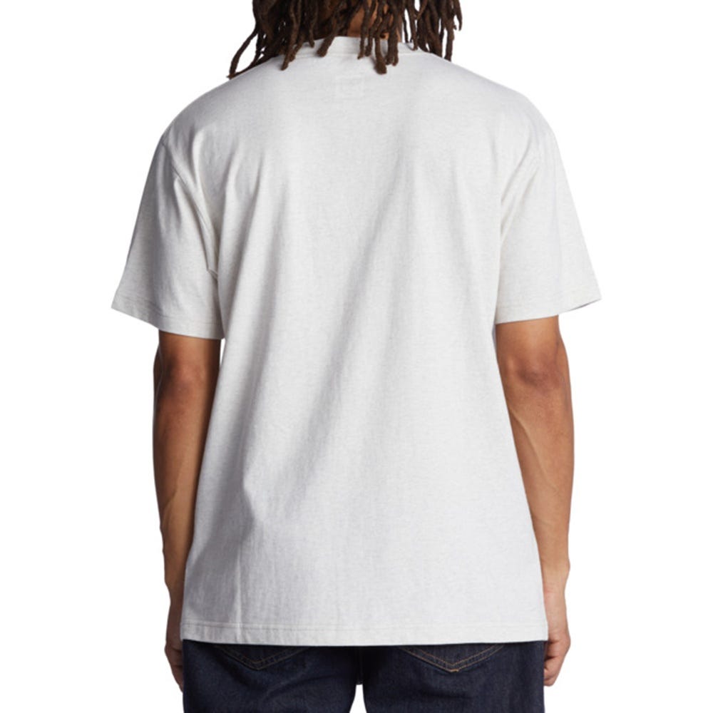 DC Shoes Mens Tall Stack T-Shirt In Snow Heather