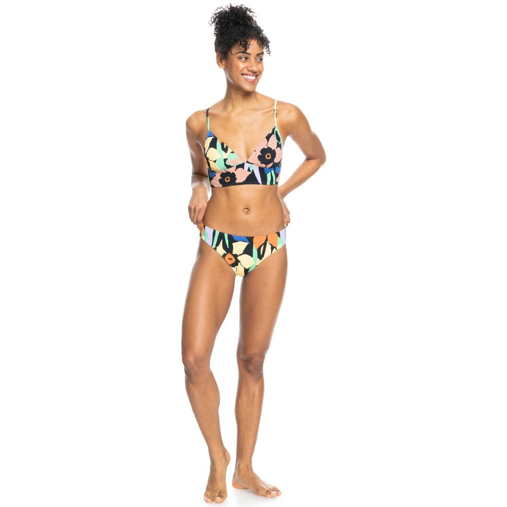 Roxy Womens Color Jam Hipster Bikini Bottoms In Multi