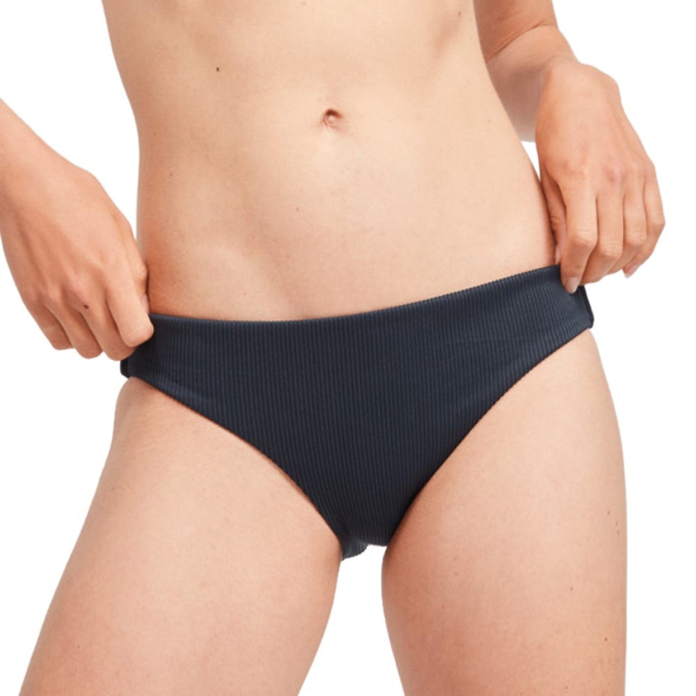 Roxy Womens Love The Comber Bikini Bottoms In Anthracite