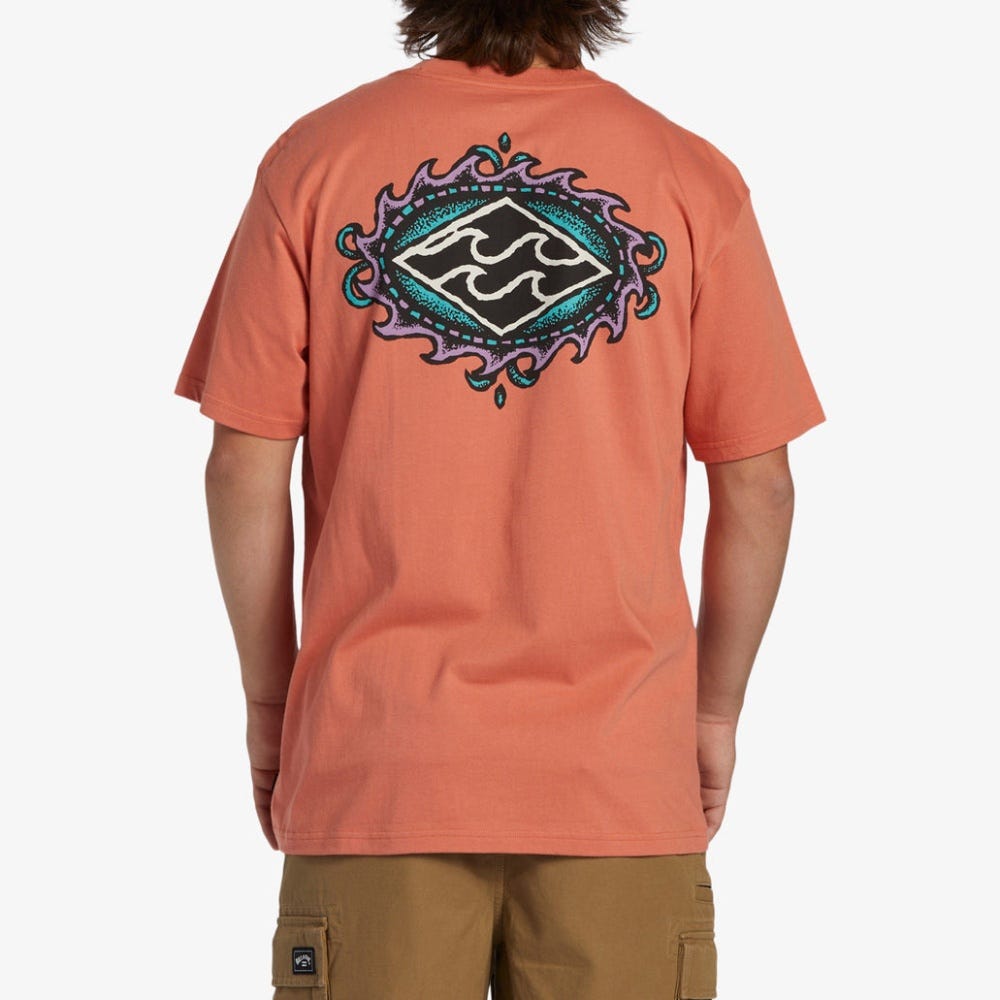 Billabong Crayon Wave Short Sleeve T-Shirt - Men