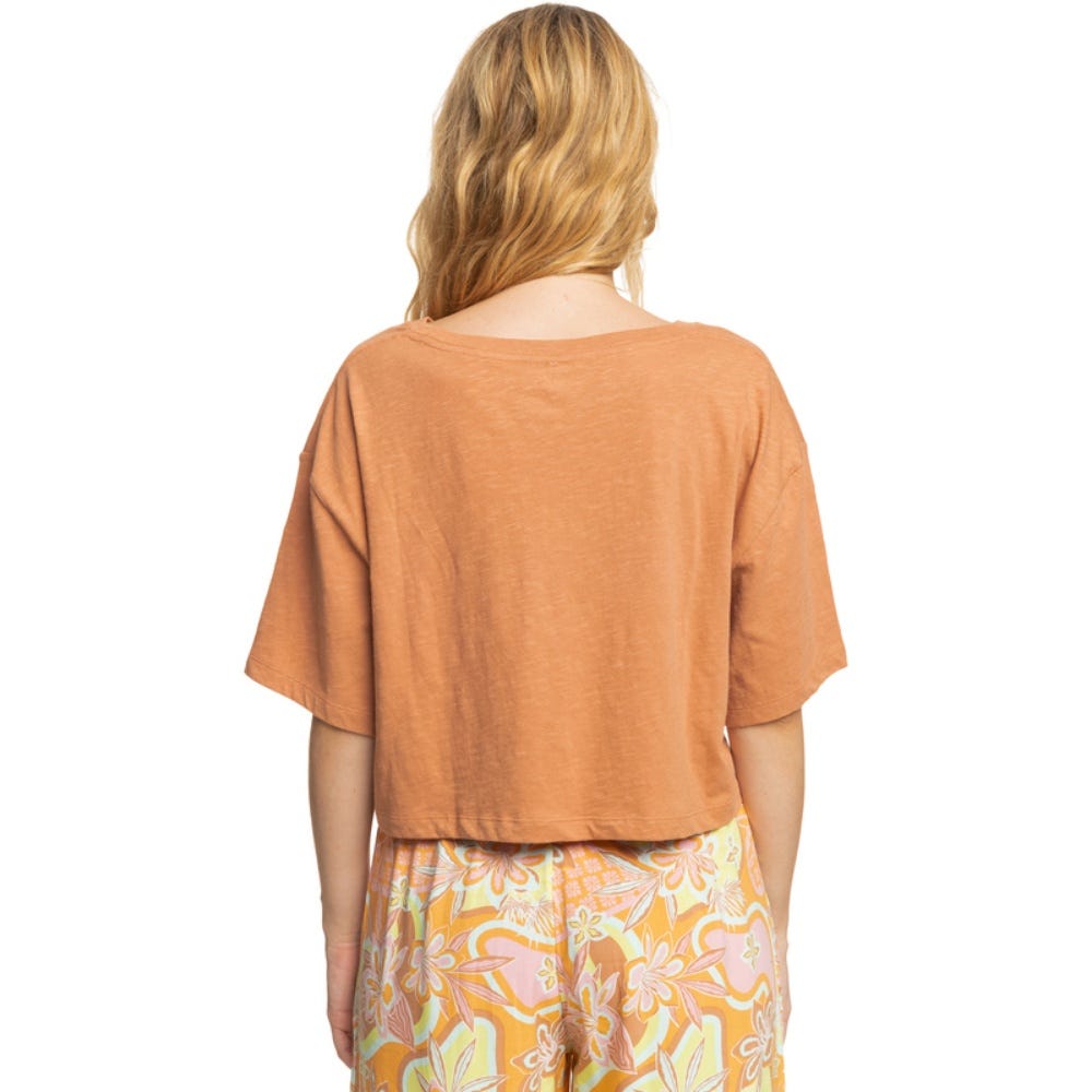Roxy Womens My Oasis Oversized T-Shirt In Cork