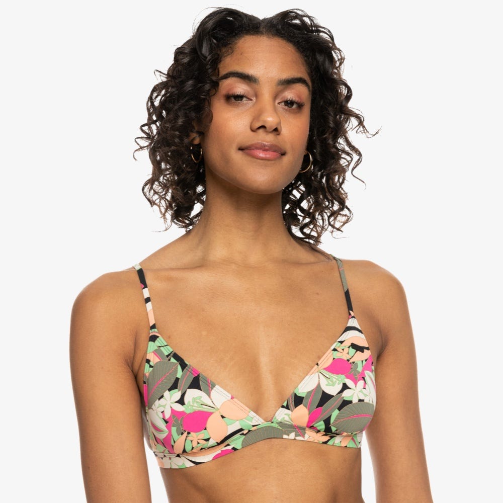 Roxy Printed Beach Classics Tri Bikini Top - Women