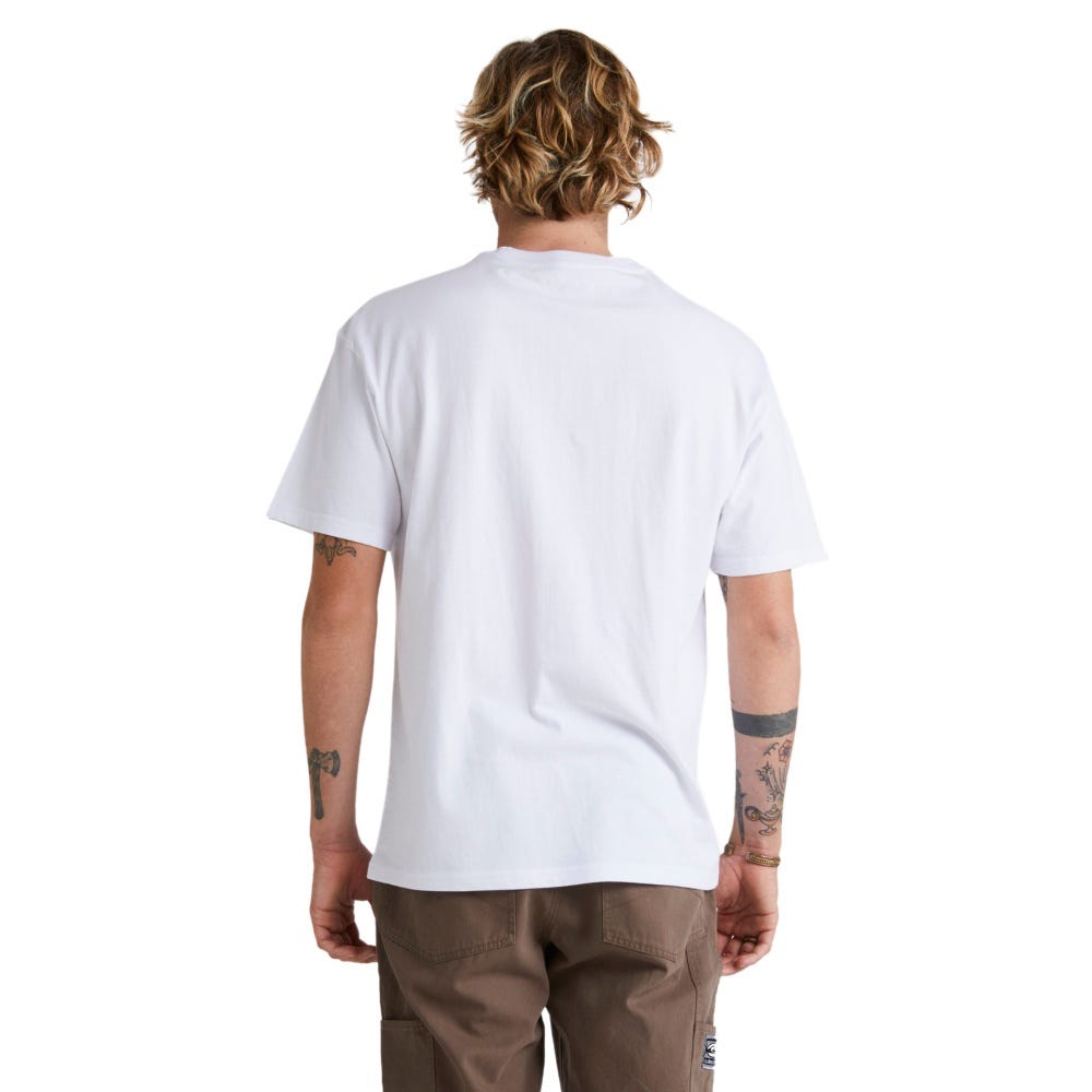 Quiksilver Mens Saturn Performer T-Shirt In White