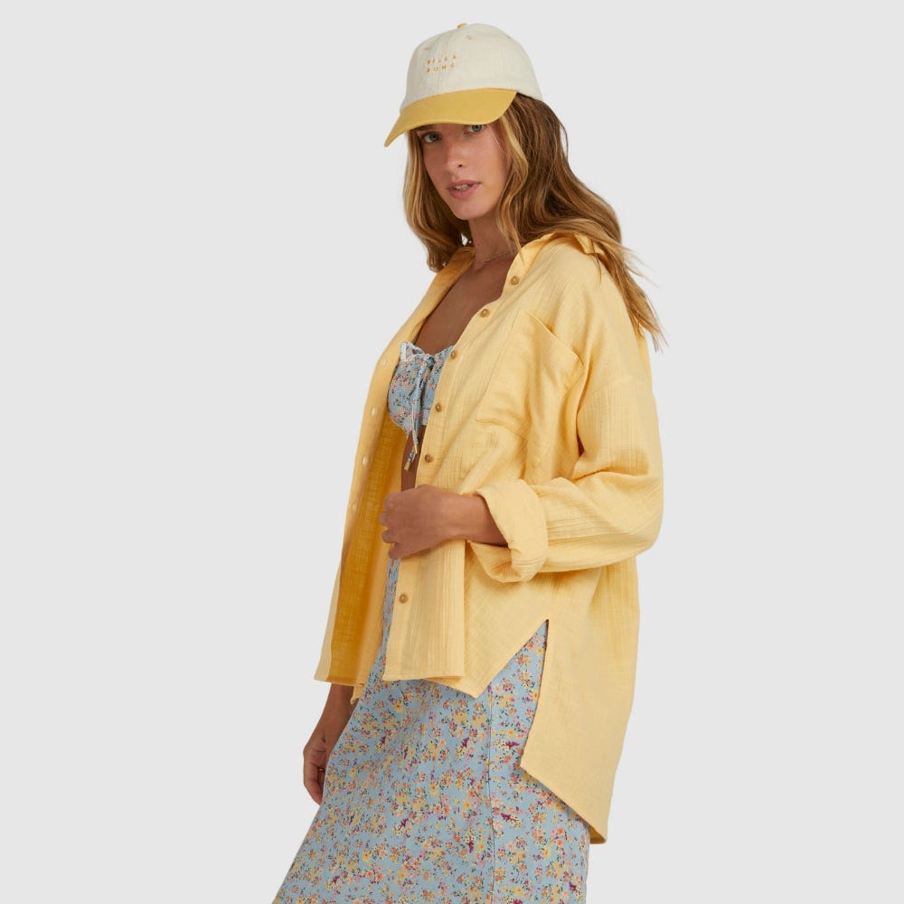 Billabong Womens In The Tide Long Sleeve Shirt