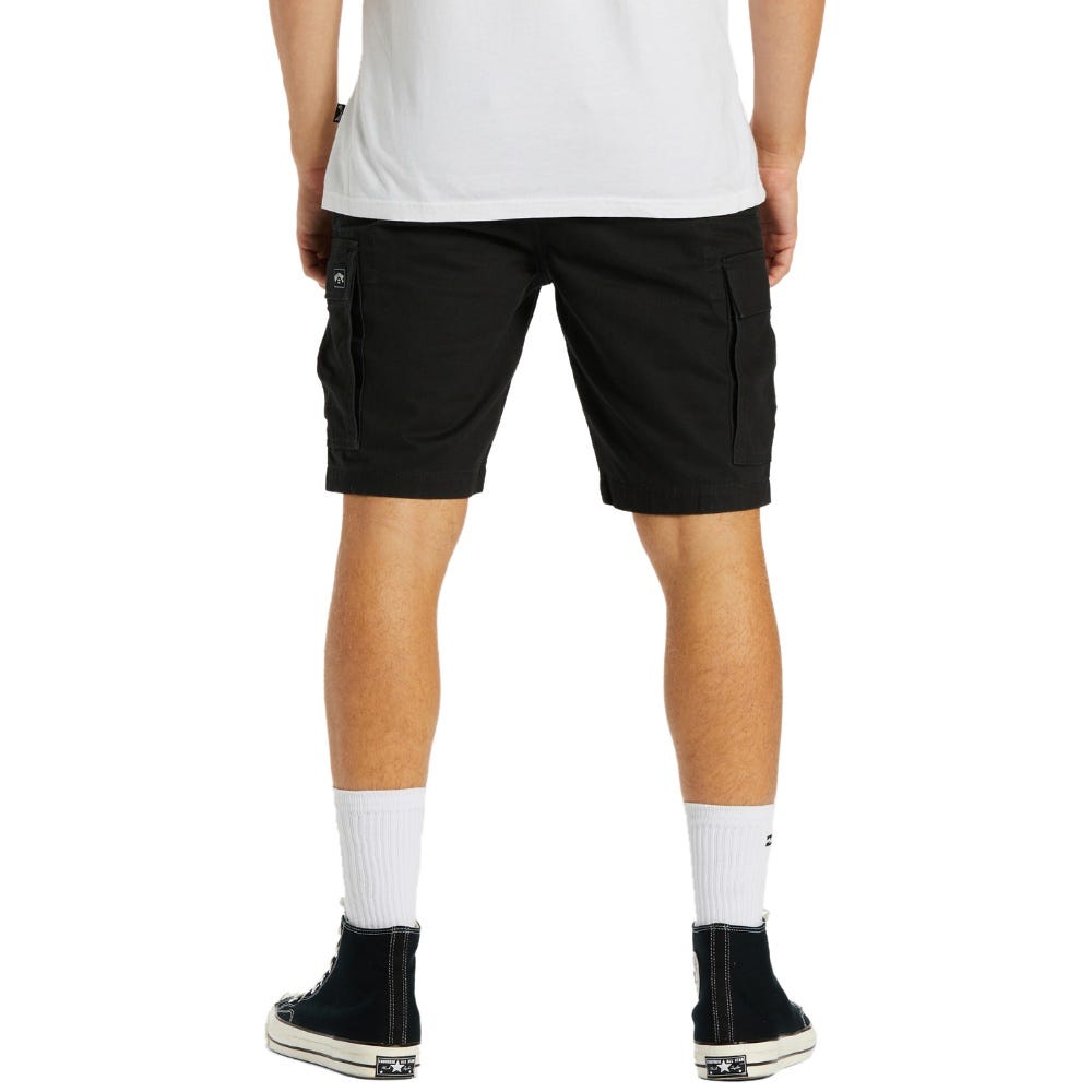 Billabong Mens Combat Cargo Shorts In Char