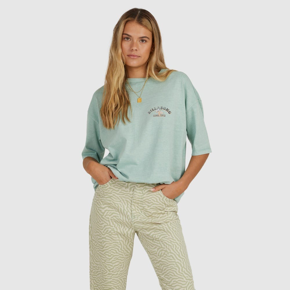 Billabong Womens Mushy Moments Oversized T-Shirt