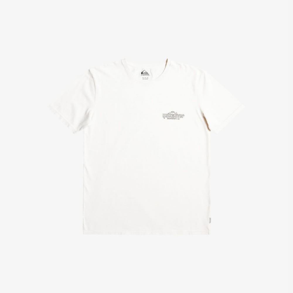 Quiksilver Mens Quik Words M Tees Wdw0 In Birch