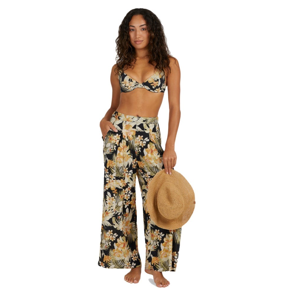 Billabong Womens Utopia Lana Pants In Off Black