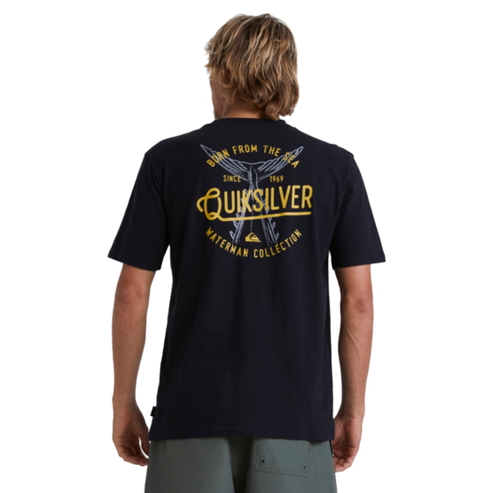 Quiksilver Mens Tail Up T-Shirt In Black