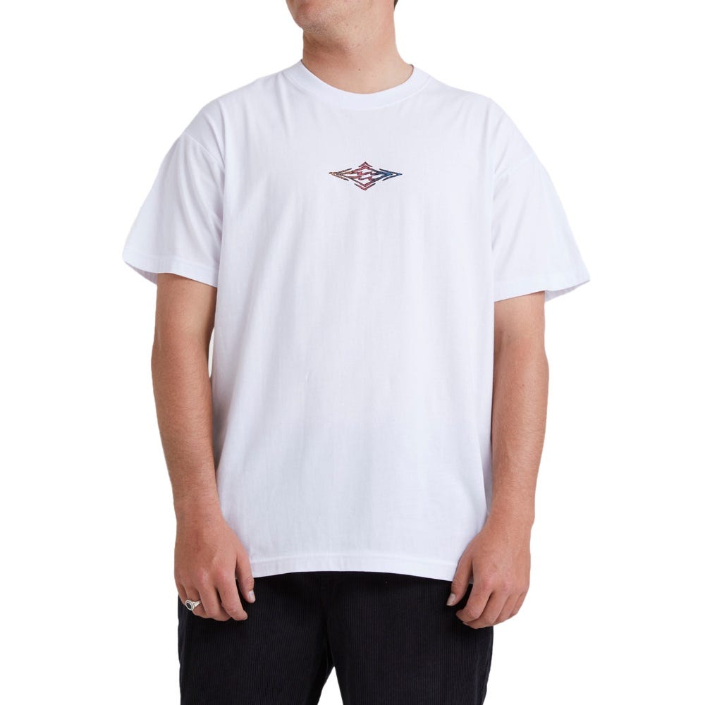 Billabong Mens Diamond Blade T-Shirt In White