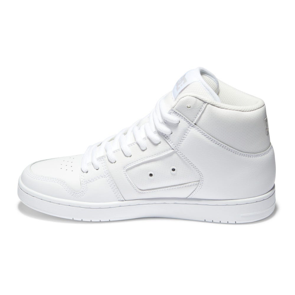 DC Shoes Mens Manteca 4 Hi Shoes In White/Battleship