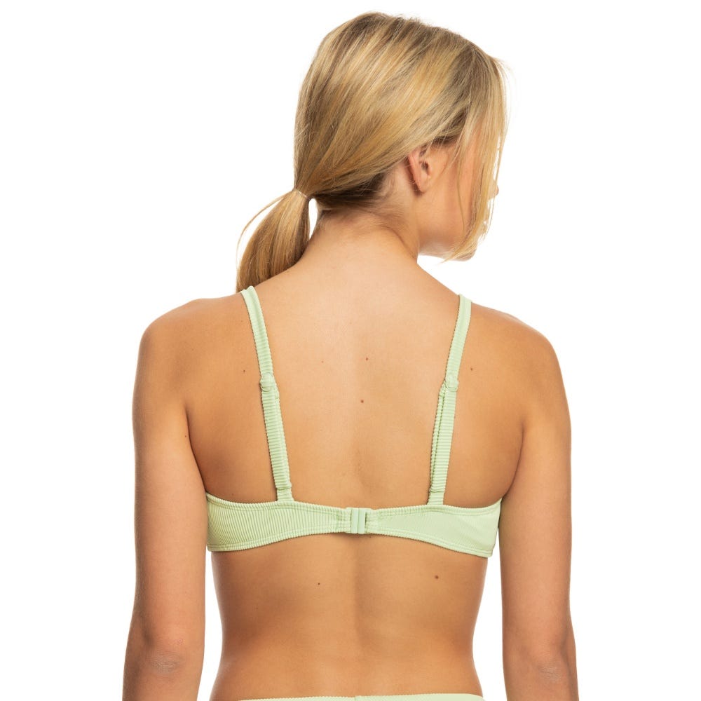 Roxy Womens Love The Sun Ray Bikini Top In Seacrest