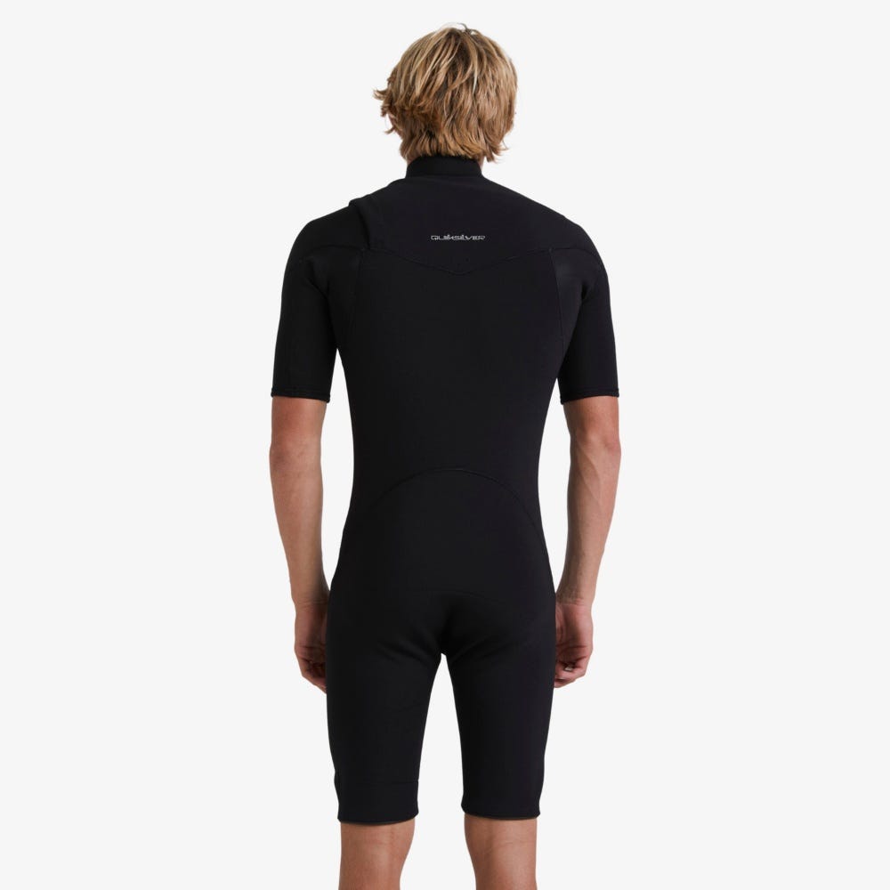 Quiksilver Mens 2/2mm Everyday Sessions Short Sleeve Chest Zip Springsuit