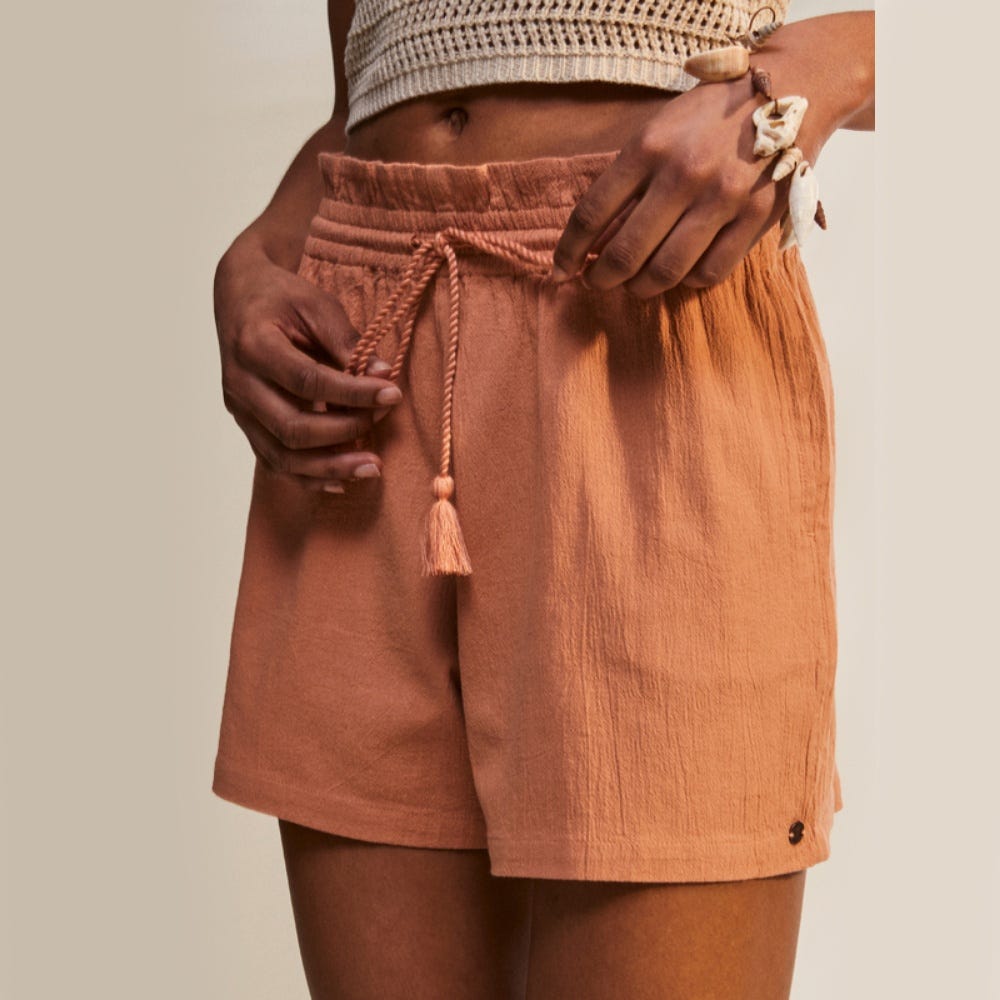 Roxy Womens Sweet Souvenir High Waist Shorts