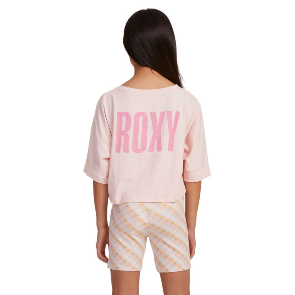 Roxy Girls Girls Unknown Song T-Shirt In English Rose