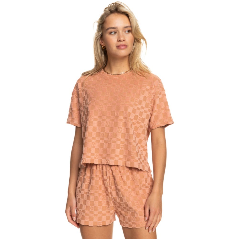 Roxy Womens Getaway Time Towelling T-Shirt