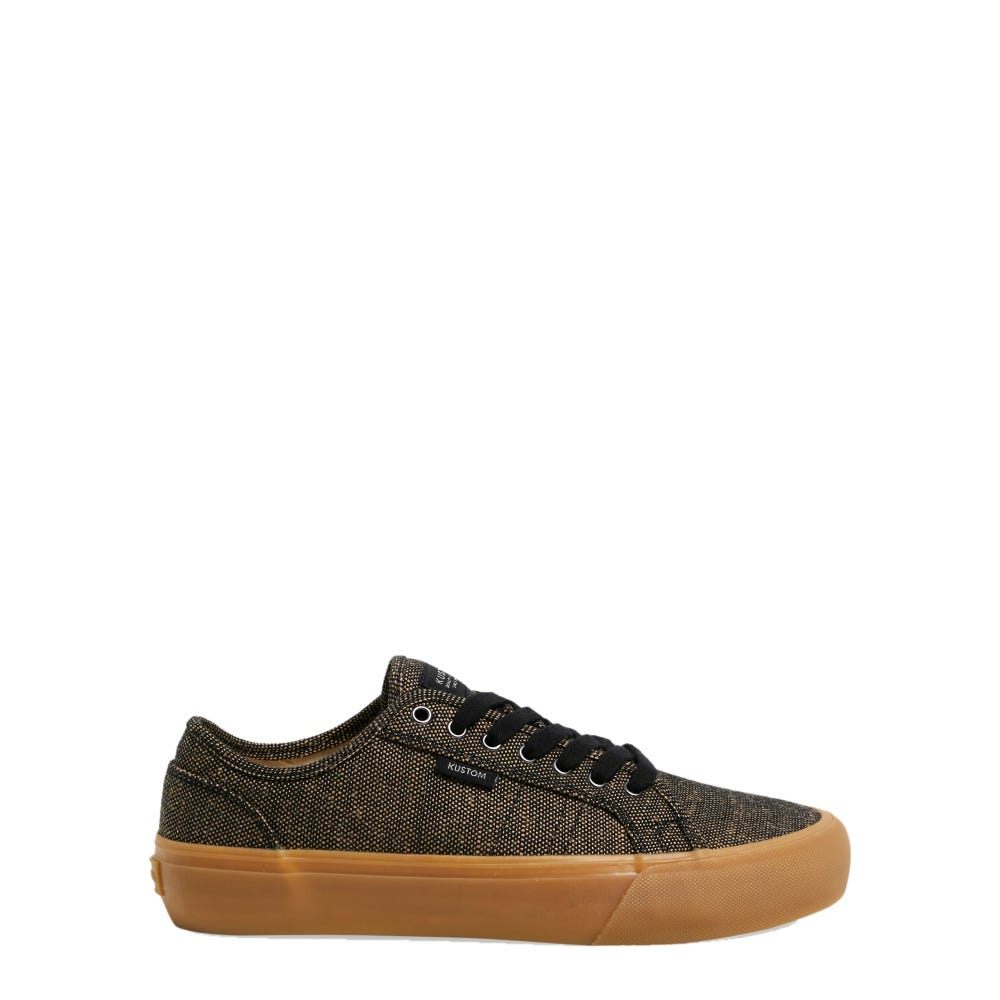 Kustom Mens World Wide Lo In Black Hemp