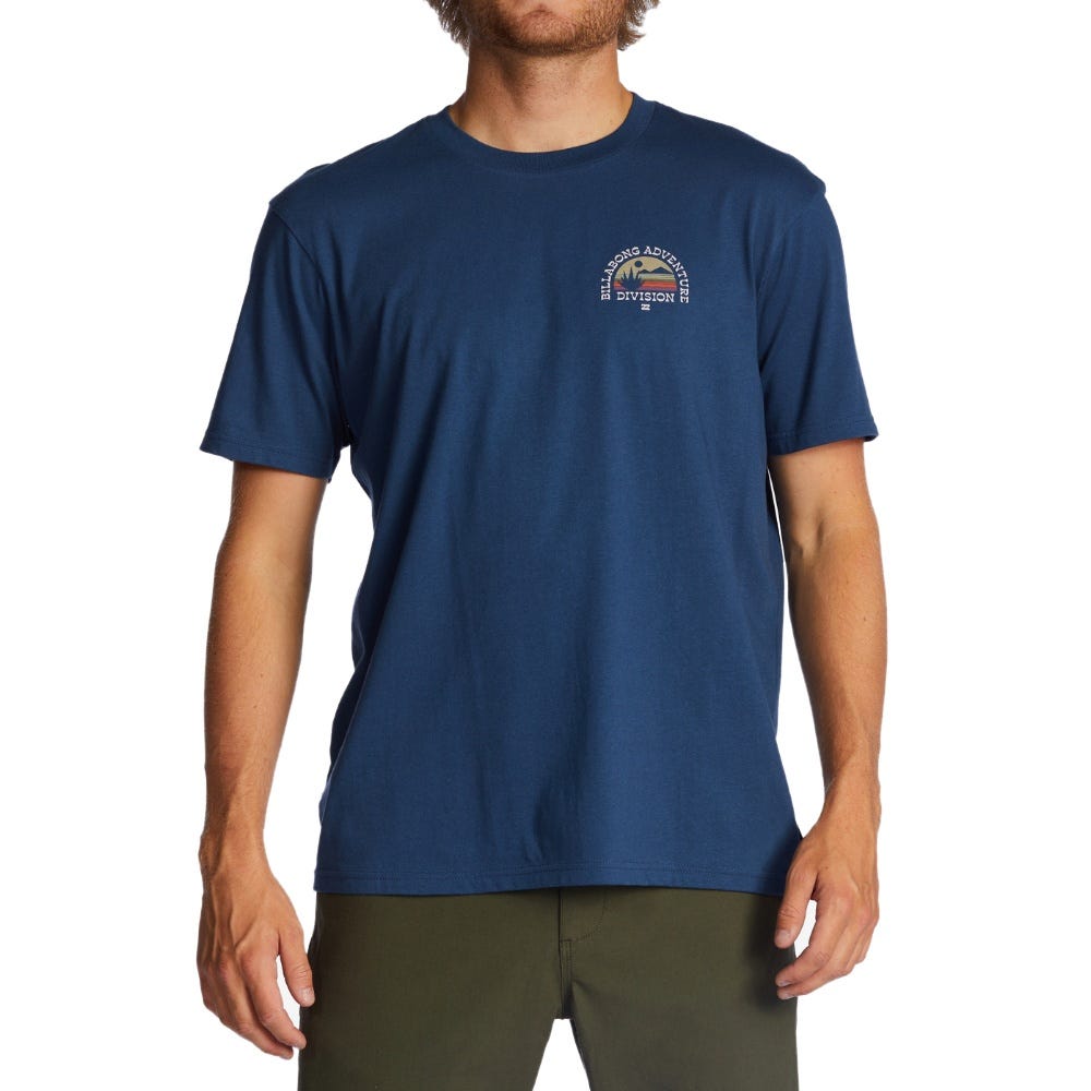 Billabong Mens A/Div Sun Up Short Sleeve T-Shirt In Space Blue