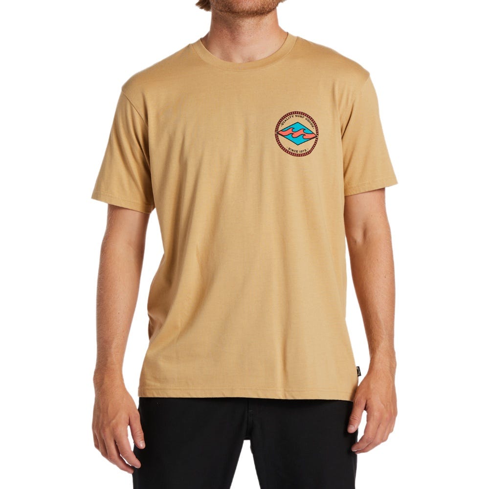Billabong Mens Rotor Diamond T-Shirt In Dusty Gold