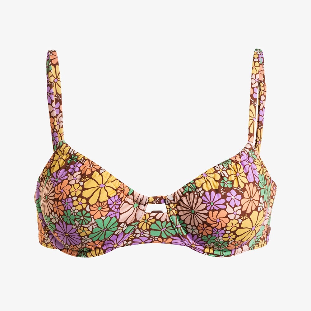 Roxy All About Sol - Underwired Bikini Top - Women