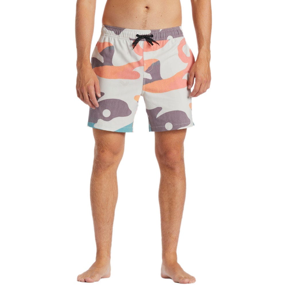 Billabong Mens Sundays Layback 17" Boardshorts In Sand