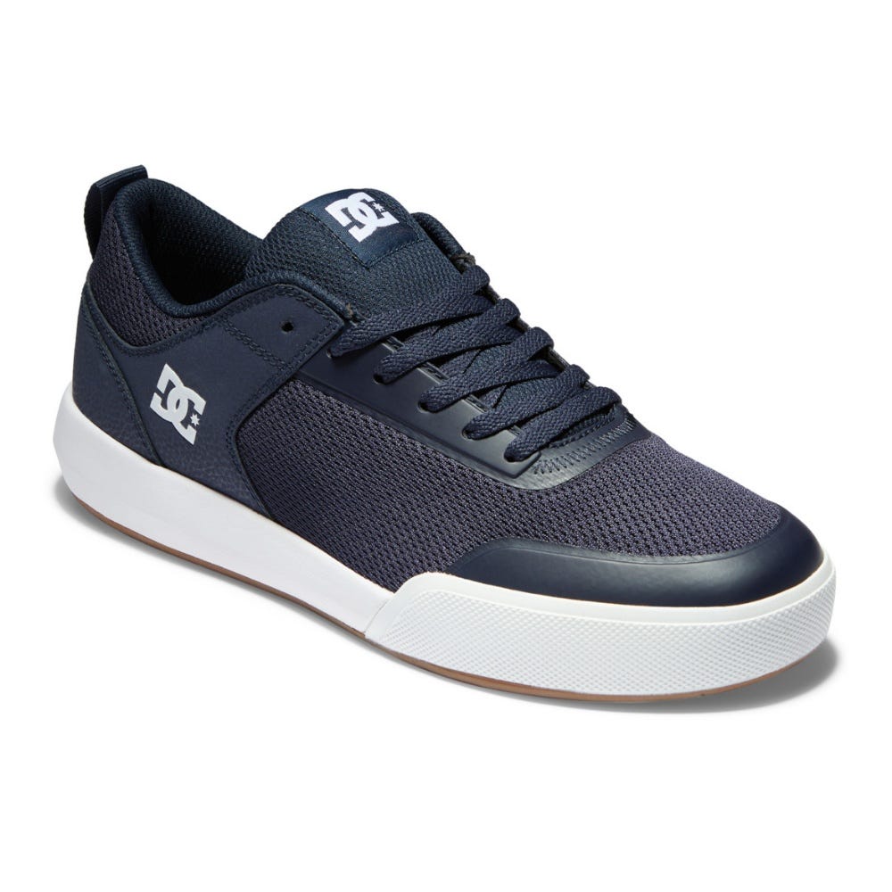 DC Shoes Mens Transit Shoes In Moonlight Blue/White