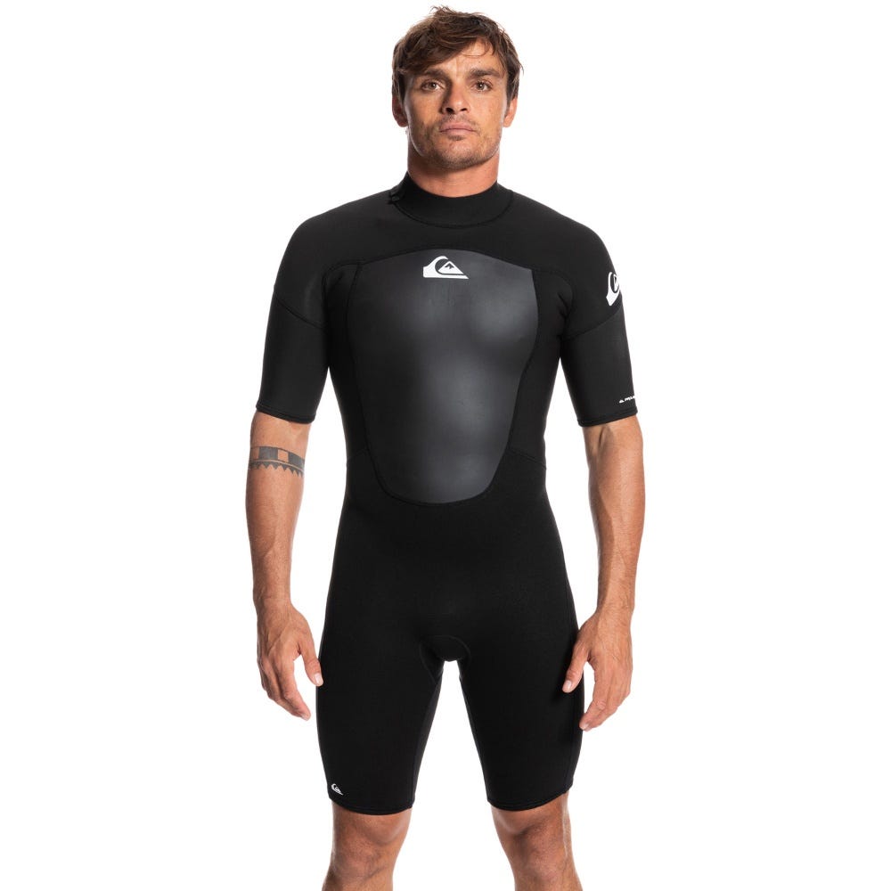 Quiksilver Mens 2/2mm Prologue Short Sleeve Back Zip Springsuit