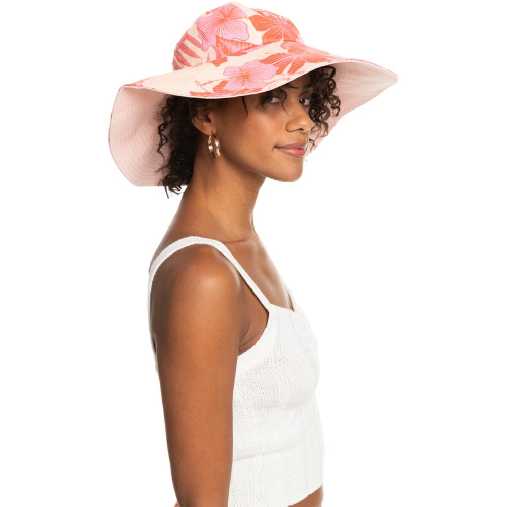 Roxy Womens Star Is Born Bucket Hat In Pale Dogwood Lhibiscus