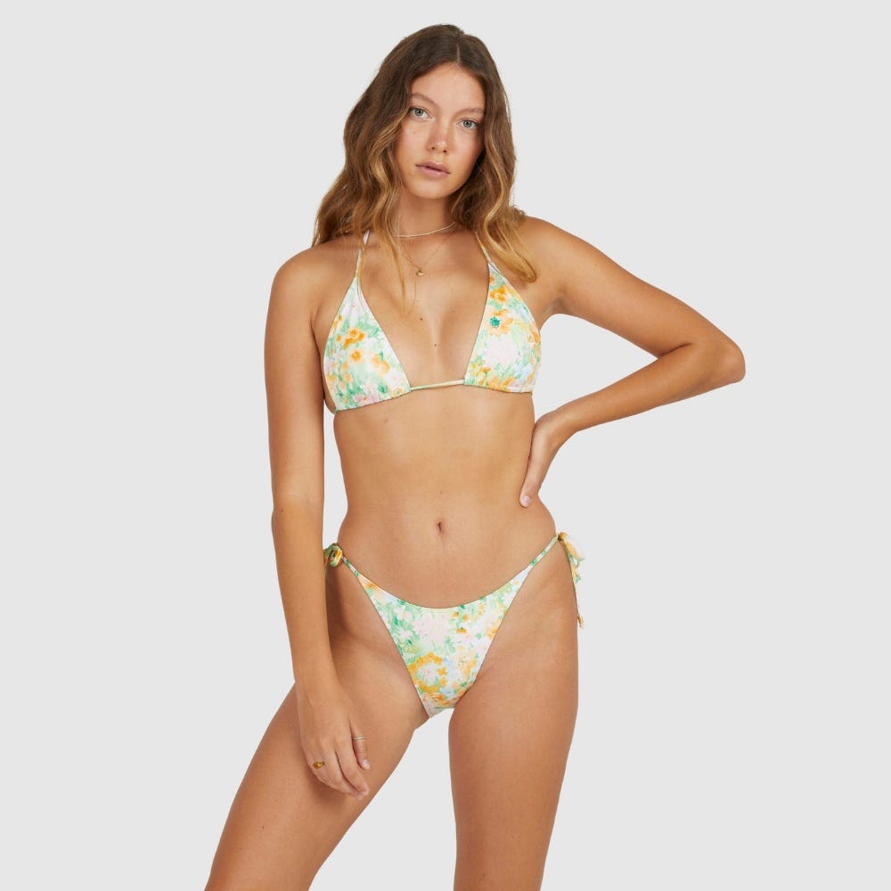 Billabong Womens Soft Rave Tie Side Hike Bikini Bottom