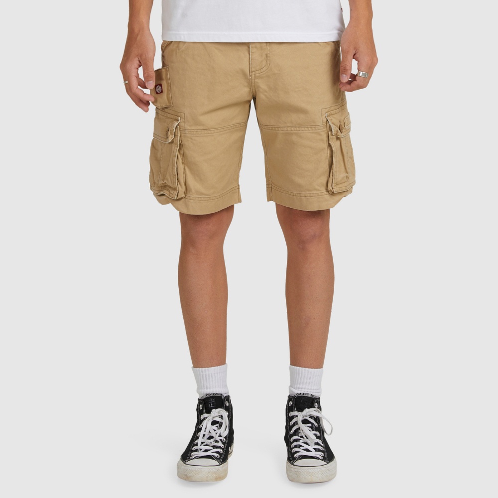 Element Mens Source Cargo Shorts In Khaki