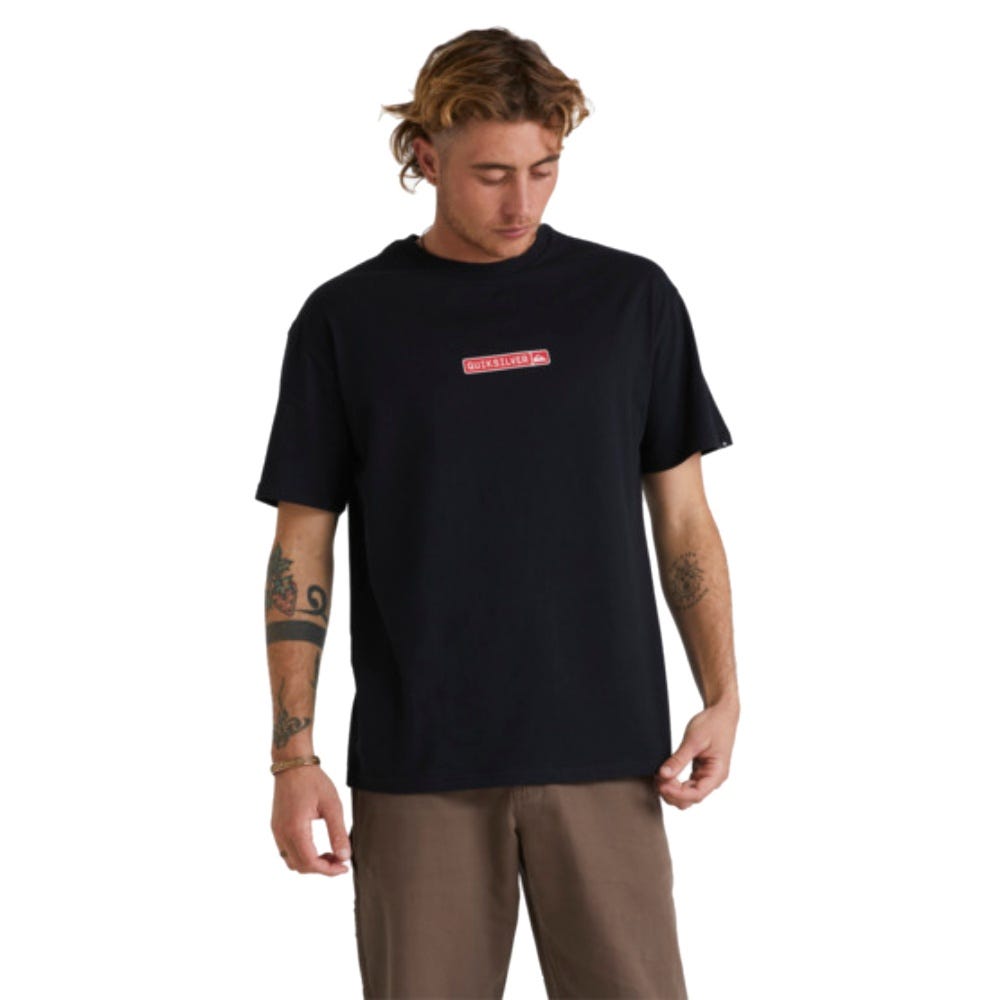 Quiksilver Mens Saturn Performer T-Shirt In Black