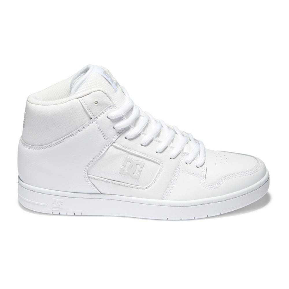 DC Shoes Mens Manteca 4 Hi Shoes In White/Battleship