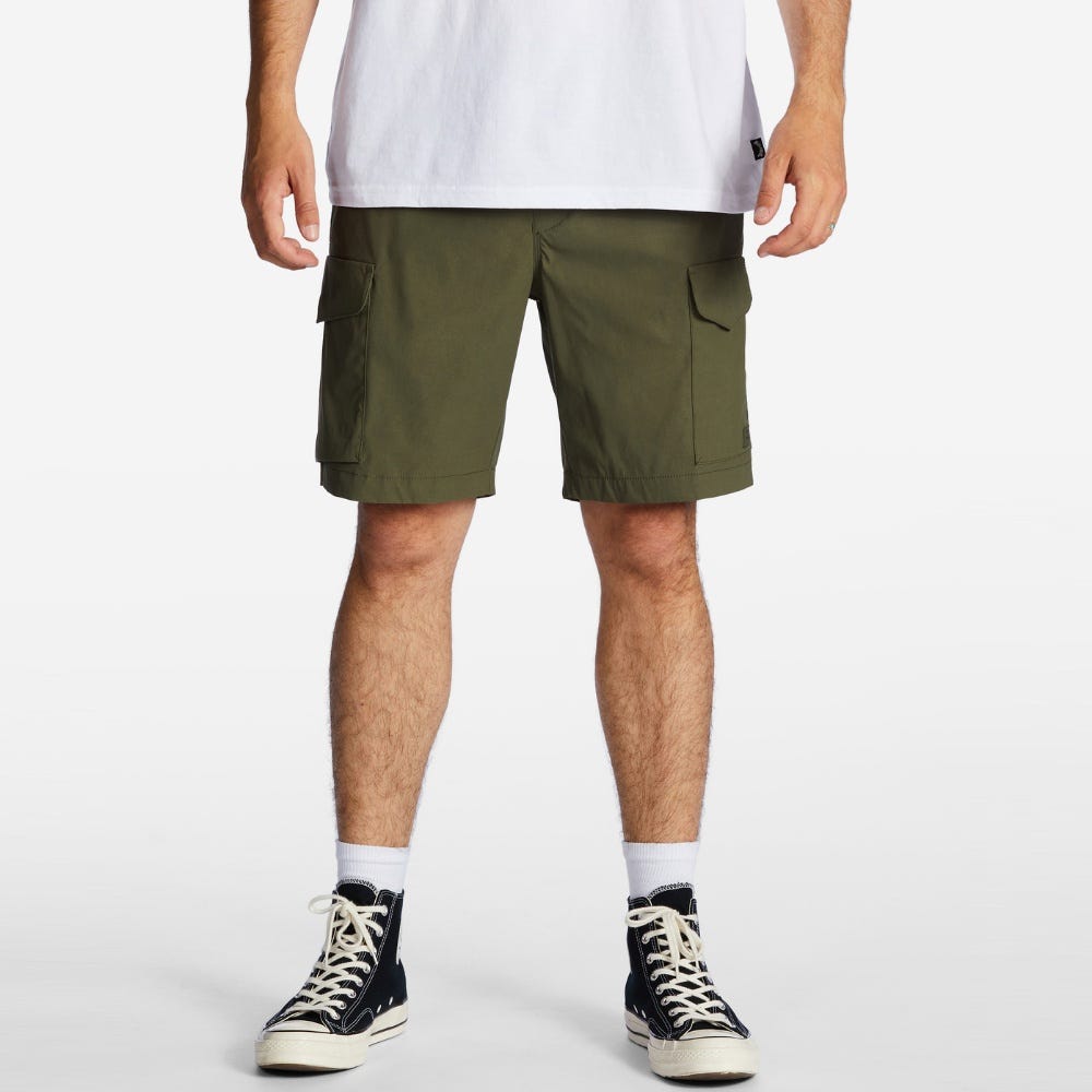 Billabong Mens Surftrek Elastic Technical Cargo Shorts