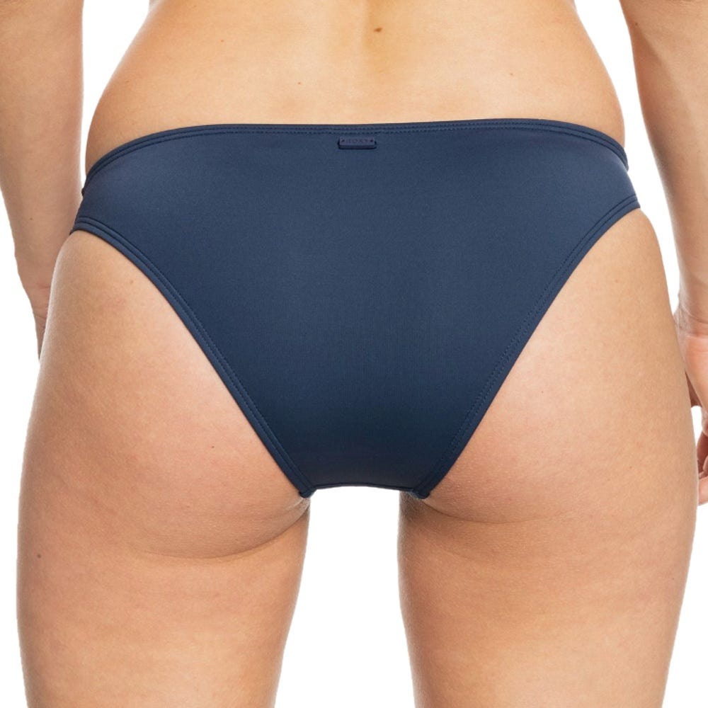 Roxy Womens Beach Classics Moderate Bikini Bottoms In Mood Indigo