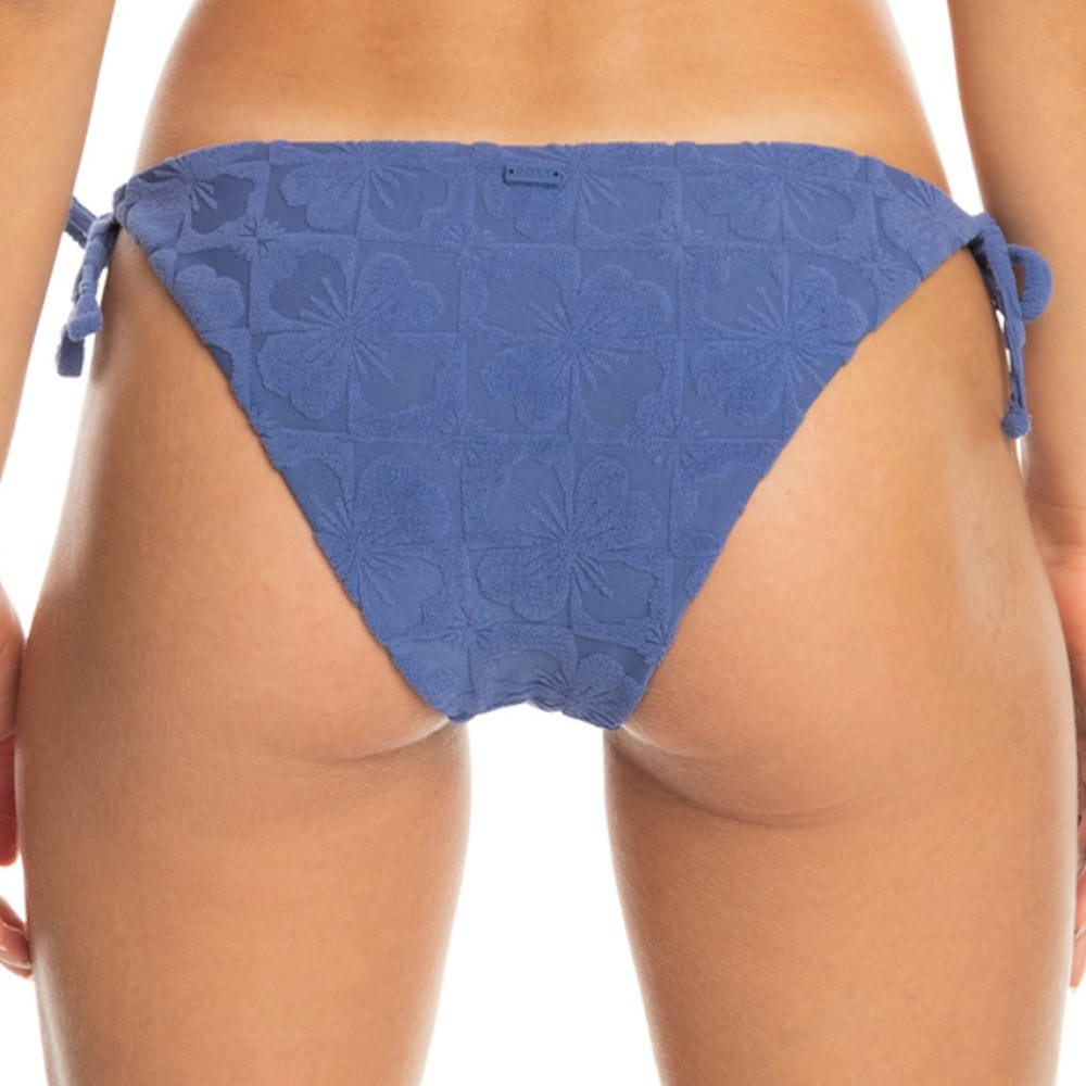 Roxy Womens Sun Click Tie-Side Bikini Bottoms In Marlin